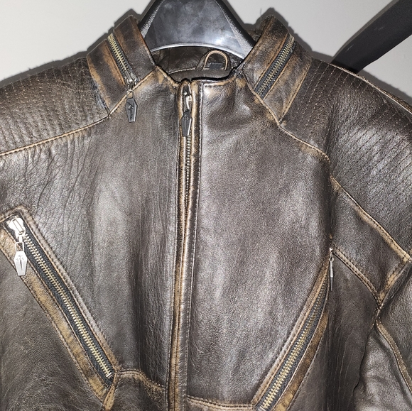 Luxurious Mens custom Biker jacket with ponyhair.. - Picture 11 of 11